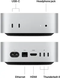 Stolno računalo APPLE Mac Mini (2024) M4, 10C/10G, 16/256GB (MU9D3)