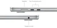 Laptop APPLE MacBook Air (2024) 13.6" M3 8C/10G 16/512GB, Silver, IT KB (MXCT3)