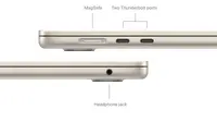 Laptop APPLE MacBook Air (2024) 15.3" M3 8C/10G 16/512GB, Starlight (MXD33)
