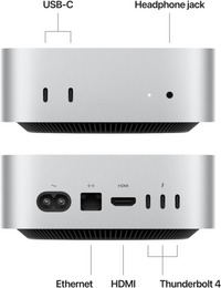 Stolno računalo APPLE Mac Mini (2024) M4, 10C/10G, 16/512GB (MU9E3)