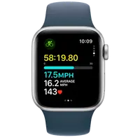 Pametni sat APPLE Watch SE 2023 40mm Silver, Blue Silicone Strap M/L (MRE23QF/A)
