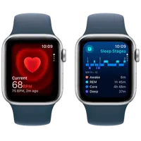 Pametni sat APPLE Watch SE 2023 40mm Silver, Blue Silicone Strap M/L (MRE23QF/A)