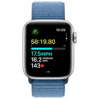 Pametni sat APPLE Watch SE 2023 40mm Silver, Blue Nylon Strap (MRE33QF/A)