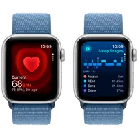 Pametni sat APPLE Watch SE 2023 40mm Silver, Blue Nylon Strap (MRE33QF/A)