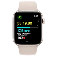 Pametni sat APPLE Watch SE 2023 44mm Gold, Beige Silicone Strap M/L (MRE53QF/A)