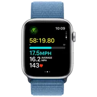 Pametni sat APPLE Watch SE 2023 44mm Silver, Blue Nylon Strap (MREF3QF/A)