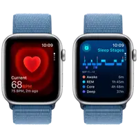 Pametni sat APPLE Watch SE 2023 44mm Silver, Blue Nylon Strap (MREF3QF/A)