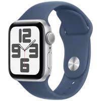Pametni sat APPLE Watch SE 2024 40mm Silver, Blue Silicone Strap S/M (MXEC3QF/A)