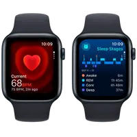 Pametni sat APPLE Watch SE 2023 44mm Black, Black Silicone Strap S/M (MRE73QF/A)