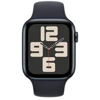 Pametni sat APPLE Watch SE 2023 44mm Black, Black Silicone Strap S/M (MRE73QF/A)