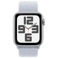 Pametni sat APPLE Watch SE 2024 4G 40mm Silver, Light Blue Nylon Strap (MXGE3QF/A)
