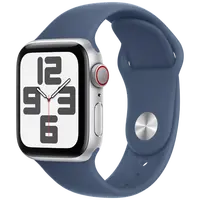 Pametni sat APPLE Watch SE 2024 4G 40mm Silver, Blue Silicone Strap S/M (MXGF3QF/A)
