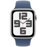 Pametni sat APPLE Watch SE 2024 4G 44mm Silver, Blue Silicone Strap S/M (MXGP3QF/A)