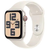 Pametni sat APPLE Watch SE 2024 4G 44mm Gold, Beige Silicone Strap S/M (MXGT3QF/A)
