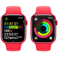 Pametni sat APPLE Watch S9 45mm Red, Red Silicone Strap M/L (MRXK3QF/A)