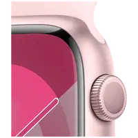 Pametni sat APPLE Watch S9 45mm Pink, Pink Silicone Strap M/L (MR9H3QF/A)