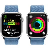 Pametni sat APPLE Watch S9 45mm Silver, Blue Nylon Strap (MR9F3QF/A)