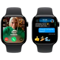 Pametni sat APPLE Watch S10 42mm Black, Black Rubber Strap S/M (MWWE3QF/A)