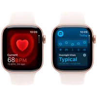 Pametni sat APPLE Watch S10 42mm Gold, Rose Rubber Strap S/M (MWWH3QF/A)