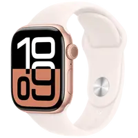 Pametni sat APPLE Watch S10 42mm Gold, Rose Rubber Strap S/M (MWWH3QF/A)