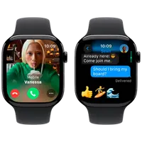 Pametni sat APPLE Watch S10 46mm Black, Black Rubber Strap M/L (MWWQ3QF/A)