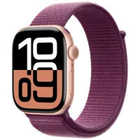 Pametni sat APPLE Watch S10 46mm Gold, Purple Nylon Strap (MWWV3QF/A)