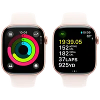 Pametni sat APPLE Watch S10 46mm Gold, Rose Rubber Strap S/M (MWWT3QF/A)