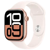Pametni sat APPLE Watch S10 46mm Gold, Rose Rubber Strap M/L (MWWU3QF/A)
