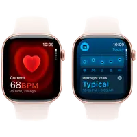 Pametni sat APPLE Watch S10 46mm Gold, Rose Rubber Strap M/L (MWWU3QF/A)
