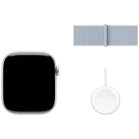 Pametni sat APPLE Watch S10 46mm Silver, Light Blue Nylon Strap (MWWN3QF/A)