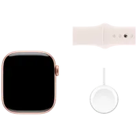 Pametni sat APPLE Watch S10 4G 42mm Gold, Rose Rubber Strap S/M (MWX93QF/A)