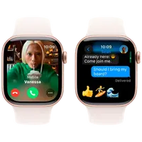 Pametni sat APPLE Watch S10 4G 42mm Gold, Rose Rubber Strap S/M (MWX93QF/A)