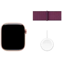 Pametni sat APPLE Watch S10 4G 42mm Gold, Purple Nylon Strap (MWXC3QF/A)