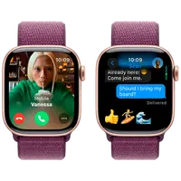 Pametni sat APPLE Watch S10 4G 42mm Gold, Purple Nylon Strap (MWXC3QF/A)