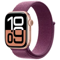 Pametni sat APPLE Watch S10 4G 42mm Gold, Purple Nylon Strap (MWXC3QF/A)