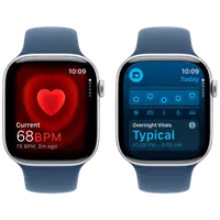 Pametni sat APPLE Watch S10 4G 42mm Silver, Blue Rubber Strap M/L (MWX43QF/A)