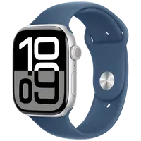 Pametni sat APPLE Watch S10 4G 42mm Silver, Blue Rubber Strap M/L (MWX43QF/A)
