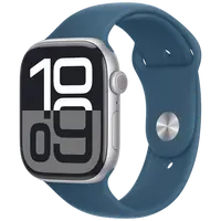 Pametni sat APPLE Watch S10 4G 46mm Silver, Blue Rubber Strap M/L (MWY13QF/A)