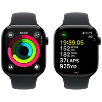 Pametni sat APPLE Watch S10 4G 46mm Black, Black Rubber Strap S/M (MWY33QF/A)