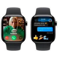 Pametni sat APPLE Watch S10 4G 46mm Slate Titanium, Black Rubber Strap M/L (MWYE3QF/A)