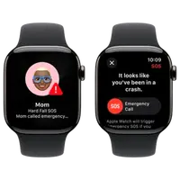 Pametni sat APPLE Watch S10 4G 46mm Slate Titanium, Black Rubber Strap M/L (MWYE3QF/A)
