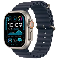 Pametni sat APPLE Watch Ultra 2 Titanium, Dark Blue Rubber Strap (MX4D3NF/A)