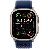 Pametni sat APPLE Watch Ultra 2 Titanium, Blue Fabric Strap M/L (MX4L3NF/A)