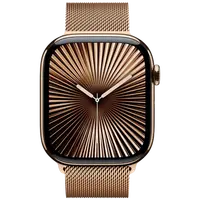 Pametni sat APPLE Watch S10 4G 46mm Gold Titanium, Gold Milanese Strap M/L (MX003QF/A)