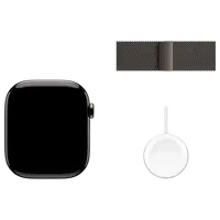 Pametni sat APPLE Watch S10 4G 46mm Slate Titanium, Grey Milanese Strap S/M (MC7R4QF/A)