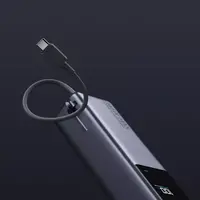 Prijenosna baterija XIAOMI 165W, 10000mAh (Integrated Cable), USB-C, ljubičasta