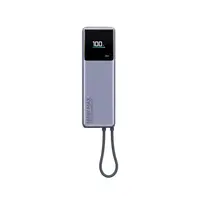 Prijenosna baterija XIAOMI 165W, 10000mAh (Integrated Cable), USB-C, ljubičasta
