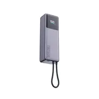 Prijenosna baterija XIAOMI 165W, 10000mAh (Integrated Cable), USB-C, ljubičasta