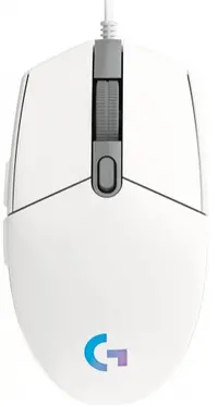 Miš LOGITECH G203 Lightsync, žičani, bijeli (910-005797)