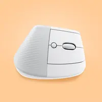 Miš LOGITECH Lift Vertical, bežični, bijeli (910-006475)
